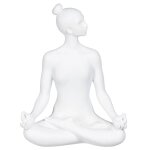 Statuette yogini en position du lotus 23 cm