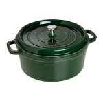 Staub cocotte rond 26 cm basilic