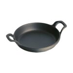Plat noir rond