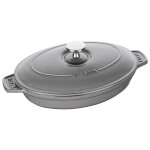 Staub sauteuse 23x17 cm gris