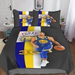Stephen curry housse de couette d avec imprim�� de fleurs pour chambre �� coucher pi��ces basketball ...