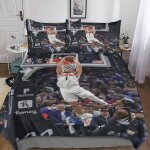 Stephen curry housse de couette d pour lit king avec taies d'oreiller assorties basketball stars pi��ces ...