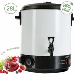 Stérilisateur et distributeur de boissons chaudes autocuiseur 28 l 1800 w inclus minuterie et thermostat ... Stérilisateur et distributeur de boissons chaudes autocuiseur 28 l 1800 w inclus minuterie et thermostat ...