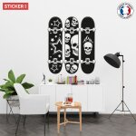 Stickers 3x skates xxl (largeur 128cm, hauteur 153cm)