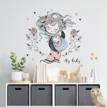 Sticker amour maternel dessin xl (hauteur 98cm, largeur 91, 5cm)
