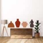 Stickers amphores terracotta xl (hauteur 98cm, largeur 81cm)