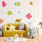 Sticker aqua m (hauteur 58cm, largeur 58cm)