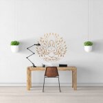 Sticker arbre de vie meditation s (largeur 39cm, hauteur 38cm)