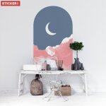 Sticker arche clair de lune s (hauteur 38cm, largeur 23cm)