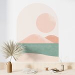 Sticker arche horizon pastel m (hauteur 58cm, largeur 41, 5cm)