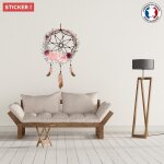 Sticker attrape reves fleurs m (largeur 34cm, hauteur 58cm)
