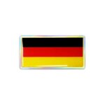 Sticker autocollant 3d drapeau allemagne, 88 x 40 mm