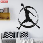 Sticker basket dunk m (largeur 58cm, hauteur 52cm)