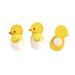 Stickers bois d�cor� poussins d�co de p�ques 10 pi�ces