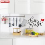 Sticker bon app�tit m (hauteur 60cm, largeur 90cm)