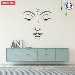 Sticker bouddha spirituel xl (hauteur 98cm, largeur 90cm)