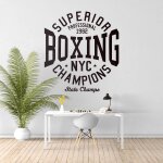 Sticker boxe s (hauteur 38cm, largeur 35cm)
