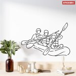 Sticker cano� rafting m (largeur 58cm, hauteur 40cm)