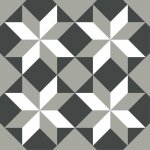 Sticker carr�s adh�sifs etoiles g�om�triques - draeger paris