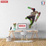 Sticker chainsaw man s (hauteur 38cm, largeur 27, 5cm)