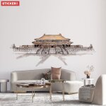 Sticker cit? interdite xl (largeur 120cm, hauteur 46cm)