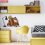 Sticker donkey kong 3d s (largeur 38cm, hauteur 35cm)
