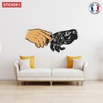 Sticker espace mains s (largeur 60cm, hauteur 27cm)