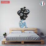 Sticker espace mystique m (hauteur 58cm, largeur 36cm)