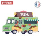 Sticker food truck xl (hauteur 62cm, largeur 98cm) kebab