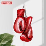 Sticker gants de boxe m (largeur 30cm, hauteur 58cm)
