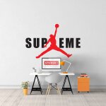 Sticker jordan supr�me xxl (largeur 200cm, hauteur 126cm)