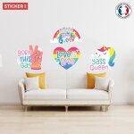 Stickers lgbt pack xl (hauteur 98cm, largeur 113cm)