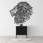 Sticker lion mandala xl (hauteur 98cm, largeur 97cm)