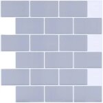 Stickers muraux carrelage - hode - 3d pvc - 30, 5x30, 5 cm - 10 pcs - gris