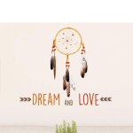 Stickers muraux style indien - dream and love