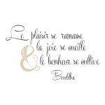Stickers muraux zen citation bouddha