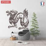 Sticker mystique dragon chinois m (58cm x 60cm)