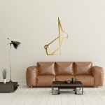 Sticker origami lapin s (largeur 24cm, hauteur 38cm)