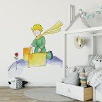Sticker petit prince rose xxl (largeur 136, 5cm, hauteur 128cm)