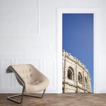 Sticker porte ar�ne de n�mes - 204 x 83 cm