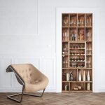 Sticker porte etagere a vin - 204 x 83 cm