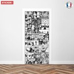Sticker porte manga one piece - 204 x 93 cm