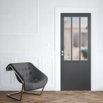 Sticker porte verri�re atelier 3 vitres - 204 x 63 cm