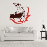 Sticker saut snowboard m (hauteur 58cm, largeur 58cm)