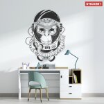 Sticker singe astronaute m (hauteur 58cm, largeur 45cm)