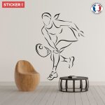 Sticker tennis match xl (hauteur 98cm, largeur 72cm)