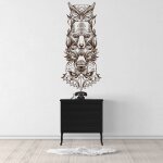 Sticker totem animal m (hauteur 90cm, largeur 41, 5cm)