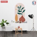 Sticker vases minimaliste xxl (hauteur 200cm, largeur 109cm)