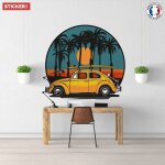 Sticker voiture surf m (largeur 58cm, hauteur 54cm)