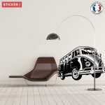 Sticker volkswagen combi m (largeur 90cm, hauteur 64cm)